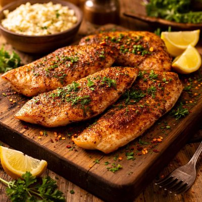 Image of Quick Simple Cajun Fish