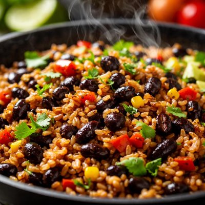 Image of Quick Skillet Black Beans and Rice