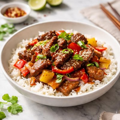 Image of Quick Sweet and Sour Beef
