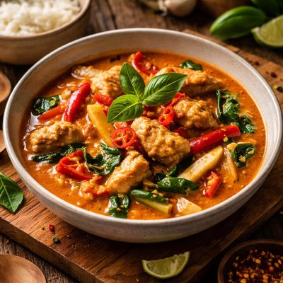 Image of Quick Thai Chicken Red Curry