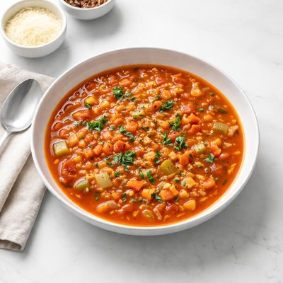 Image of Quick Tomato Alphabet Soup