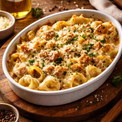 Image of Quick Tuna Tortellini Gratin