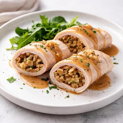 Image of Quick Turkey and Stuffing Roll Ups