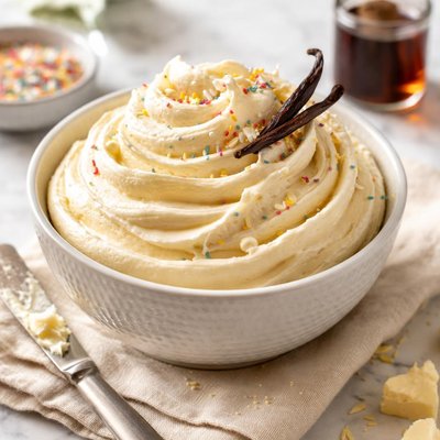Image of Quick Vanilla Buttercream Frosting