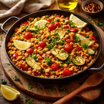 Image of Quick Vegetarian Paella
