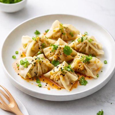 Image of Quick Vegetarian Wontons