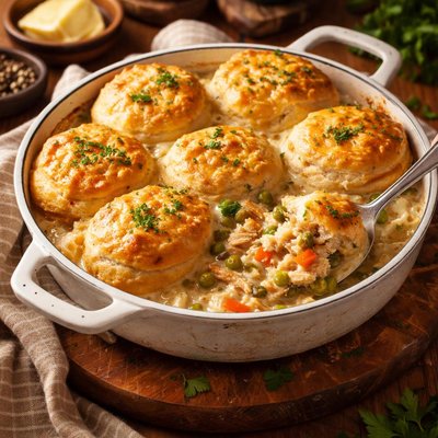 Image of Quickie Chicken Biscuit Pot Pie