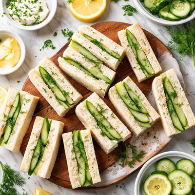 Image of Quickie Cucumber Tea Sandwiches
