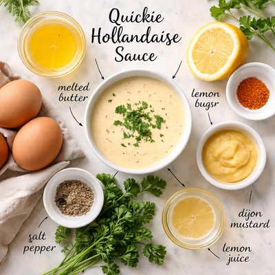 Image of Quickie Hollandaise Sauce