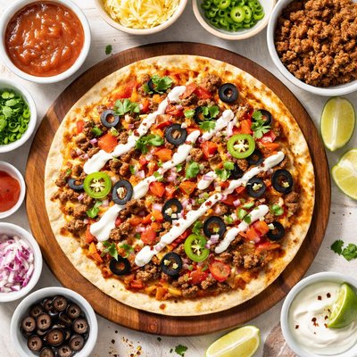 Image of Quickie Mexican Pizza for One