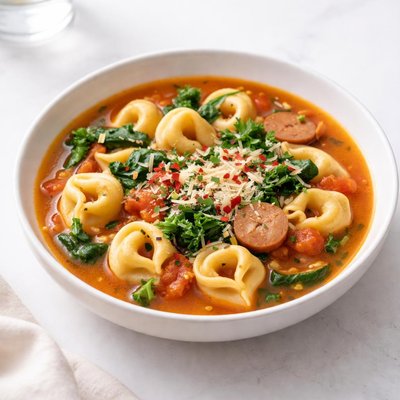 Image of Quickie Tortellini Soup