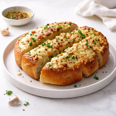 Image of Quicky Garlic Cheese and Herb Bread
