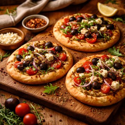 Image of Quicky Mediterranean Pizzas