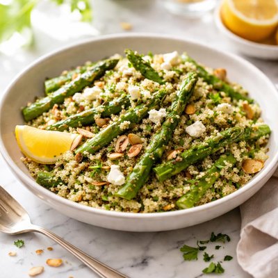 Image of Quinoa and Asparagus