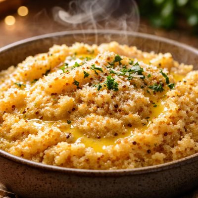 Image of Quinoa and Corn Grits Polenta