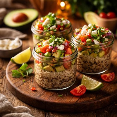 Image of Quinoa Avocado Verrines