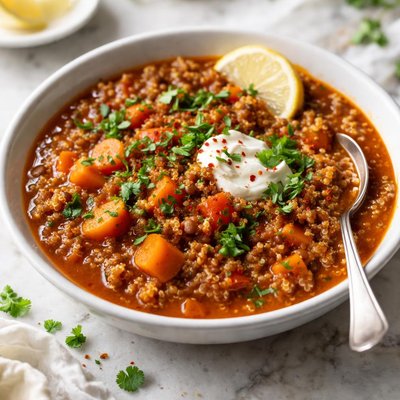 Image of Quinoa Carrot and Lentil Stew