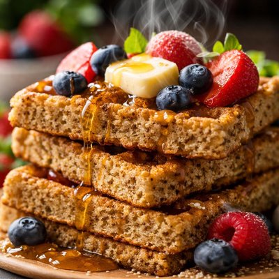 Image of Quinoa Pancakes or Waffles Gluten Free