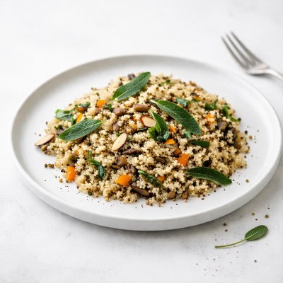 Image of Quinoa Pilaf with Cardamom and Sage