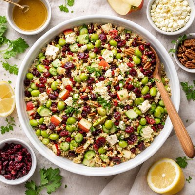 Image of Quinoa Salad with Apple and Edamame