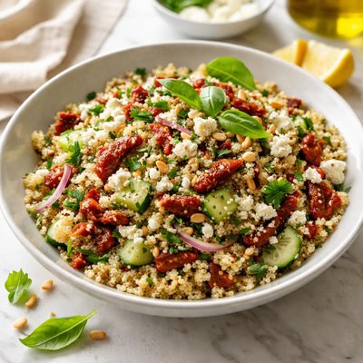 Image of Quinoa Salad with Sun Dried Tomatoes