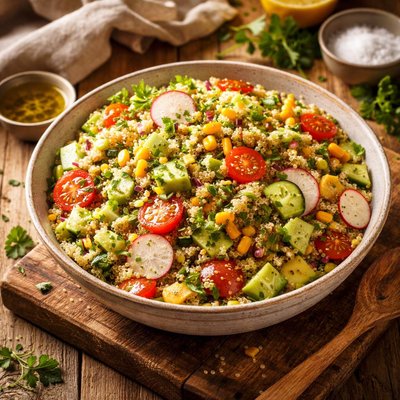 Image of Quinoa Spring Summer Salad Gluten Free