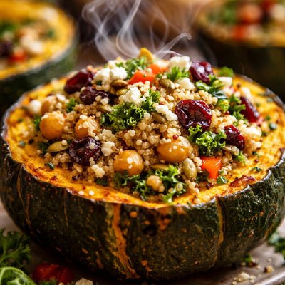 Image of Quinoa Stuffed Kabocha Squash