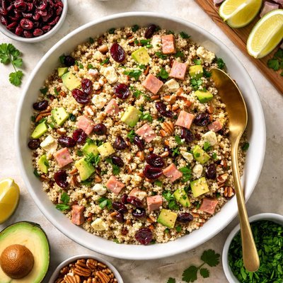 Image of Quinoa with Ham and Cranberries