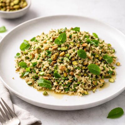 Image of Quinoa with Pistachios Parsley and Mint
