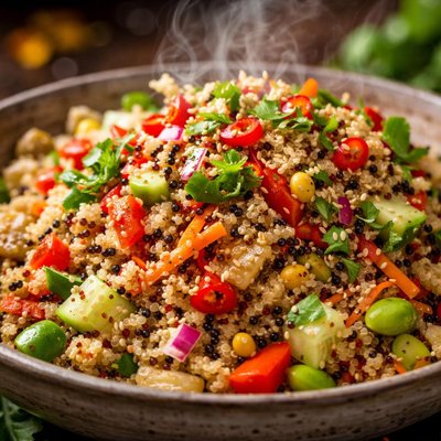 Image of Quinoa with Thai Dressing