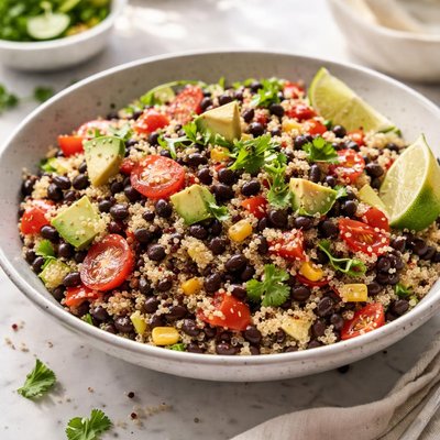 Image of Qunoa and Black Bean Salad