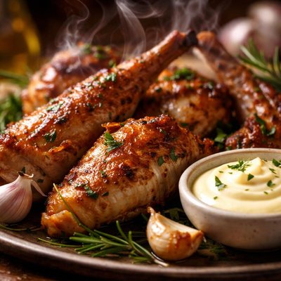 Image of Rabbit with Aioli