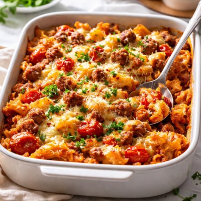 Image of Radiatore Sausage Bake