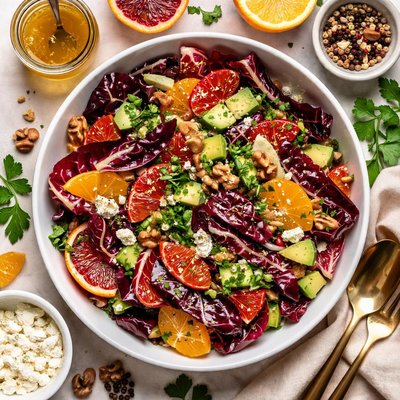 Image of Whole30 Radicchio Salad with Citrus Dressing