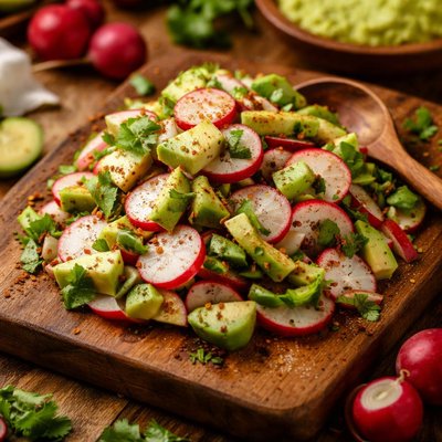Image of Radish and Avocado Salad Mexico