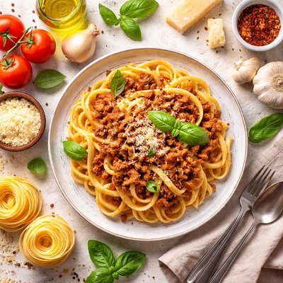 Image of Rag Alla Bolognese with Fettuccine