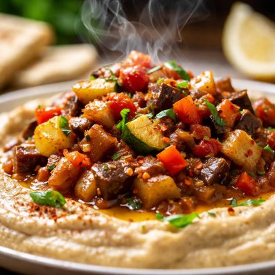 Image of Ragu Ratatouille Hummus Plate Ragu