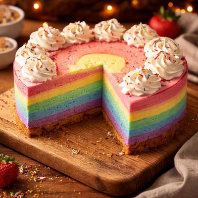 Image of Rainbow Cheesecake