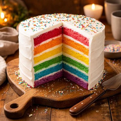Image of Rainbow Layer Cake