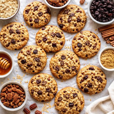Image of Raisin Pecan Oatmeal Cookies