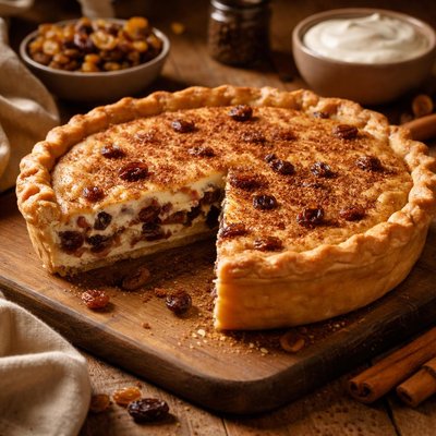 Image of Raisin Sour Cream Pie
