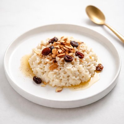 Image of Raisin Studded Breakfast Rice Pudding