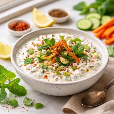 Image of Raita Cucumber Carrot and Mint