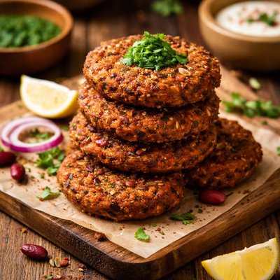 Image of Rajma Tikki Savoury Cutlets Made from Red Kidney Beans