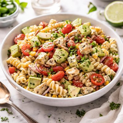 Image of Ranch and Avocado Pasta Salad