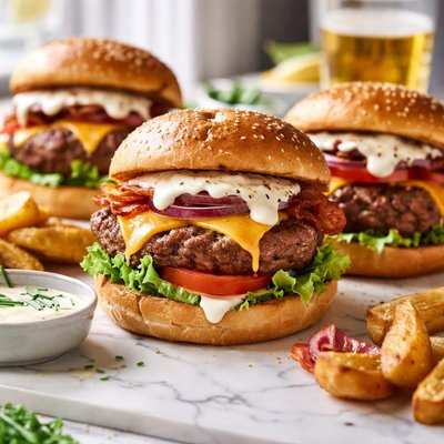 Image of Ranch Cheeseburgers