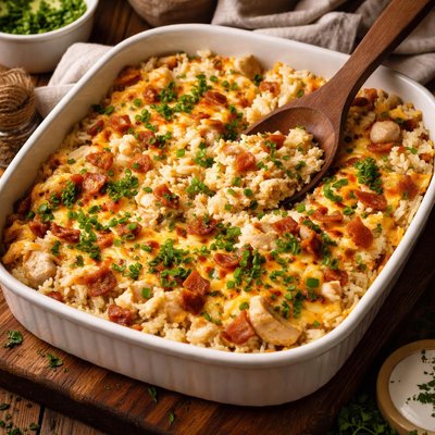Image of Ranch Chicken Rice Bake