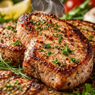 Image of Ranch Marinated Pork Chops