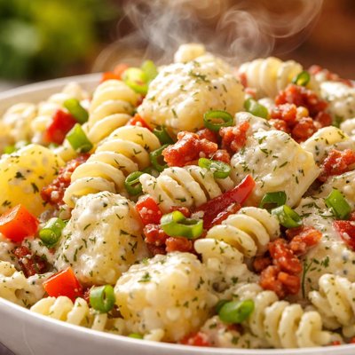 Image of Ranch Pasta and Potato Salad