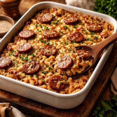 Image of Ranch Sausage and Rice Casserole